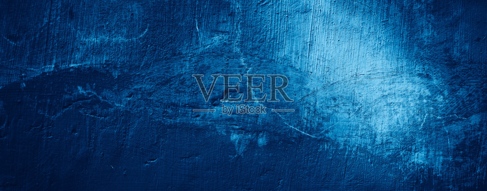 抽象的蓝色墙面纹理背景照片摄影图片