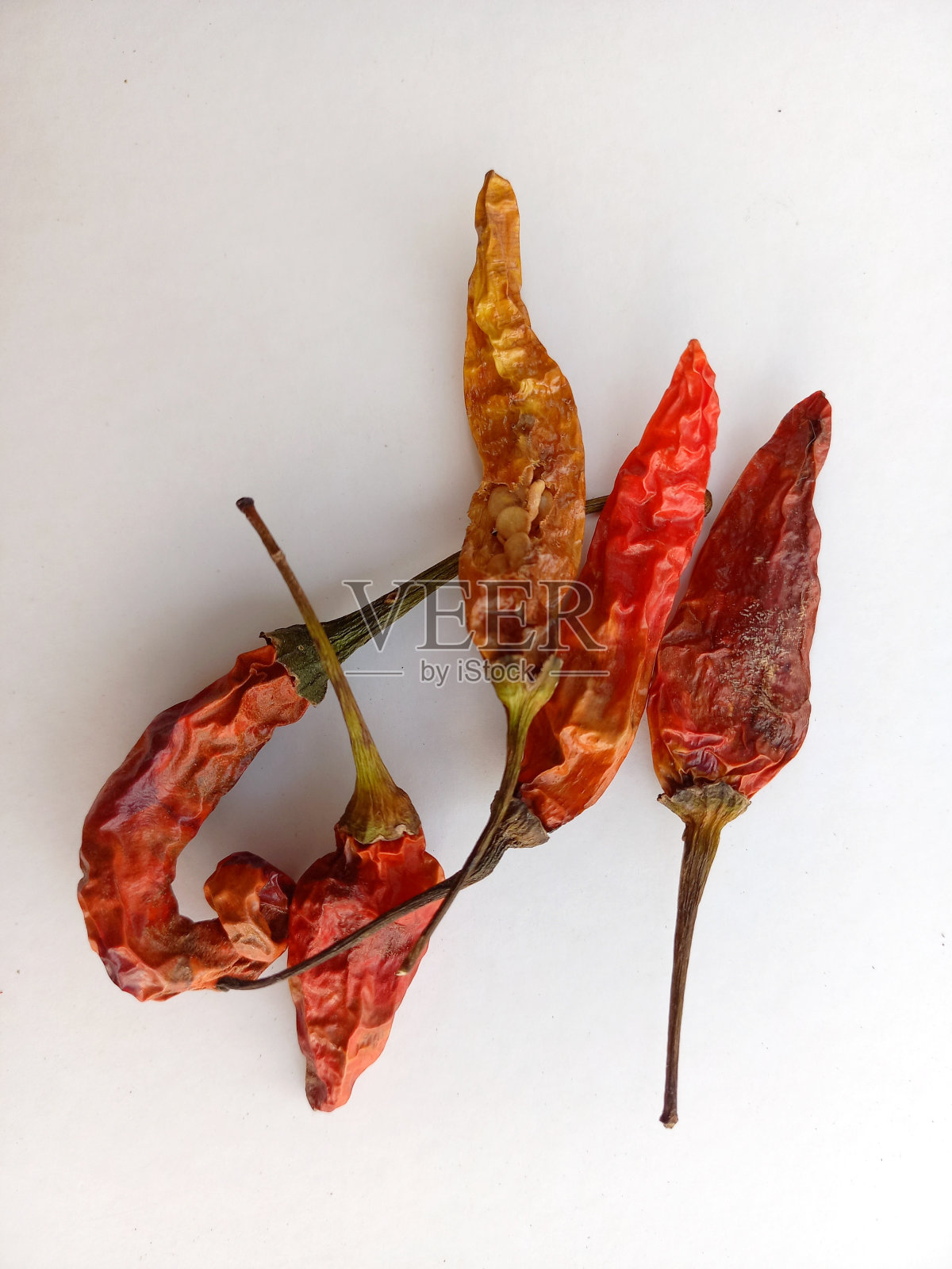 腐烂和干燥的辣椒照片摄影图片