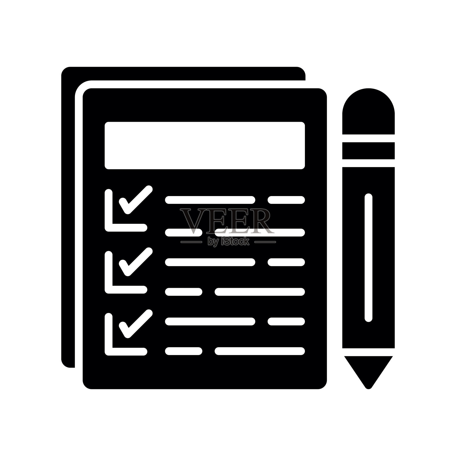 考试的图标插画图片素材