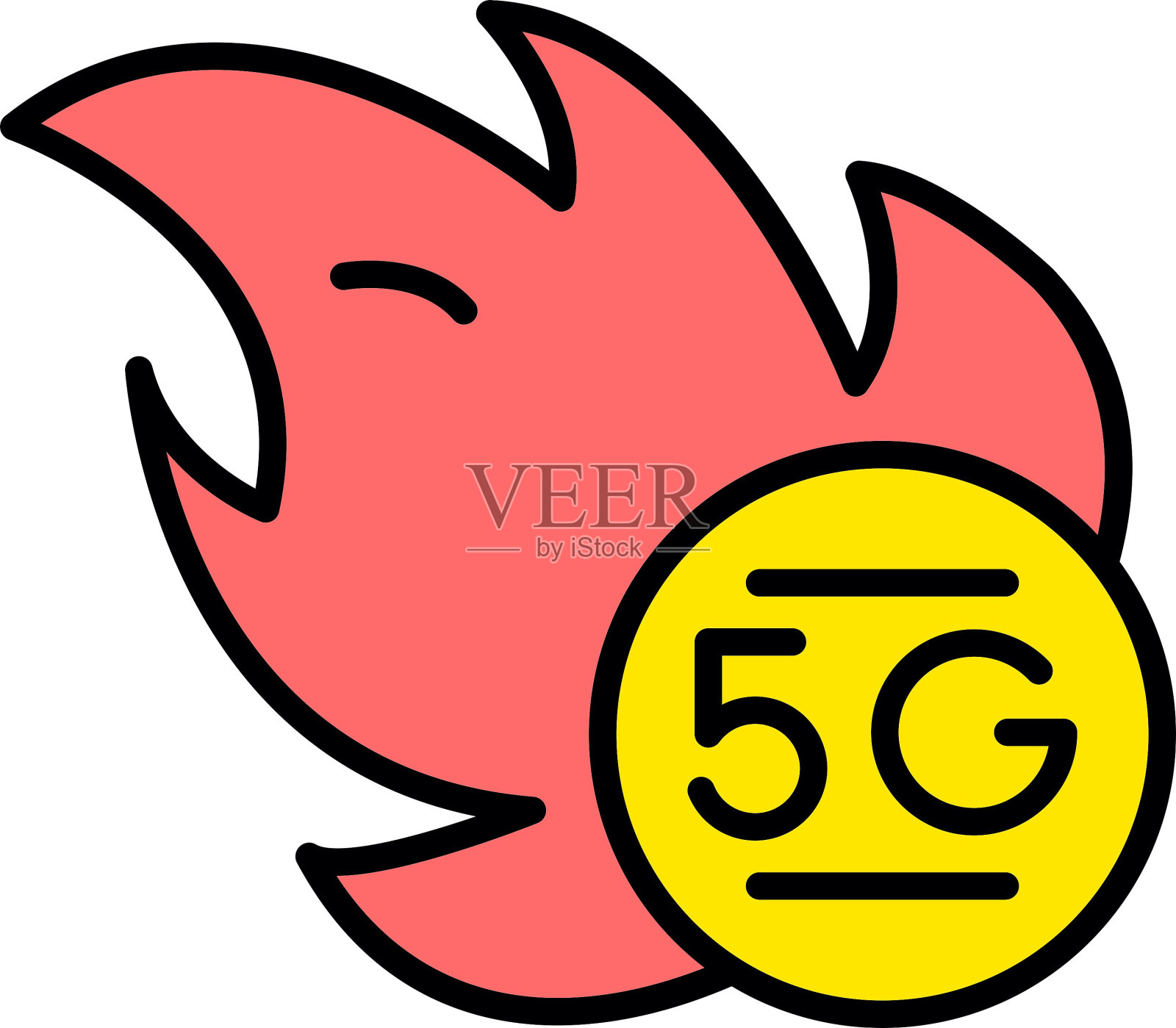 5 g的图标插画图片素材