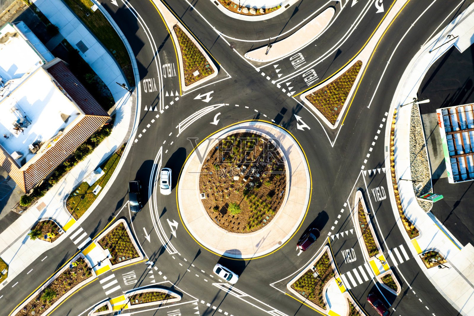 罗克林市中心，CA -采石场区照片摄影图片