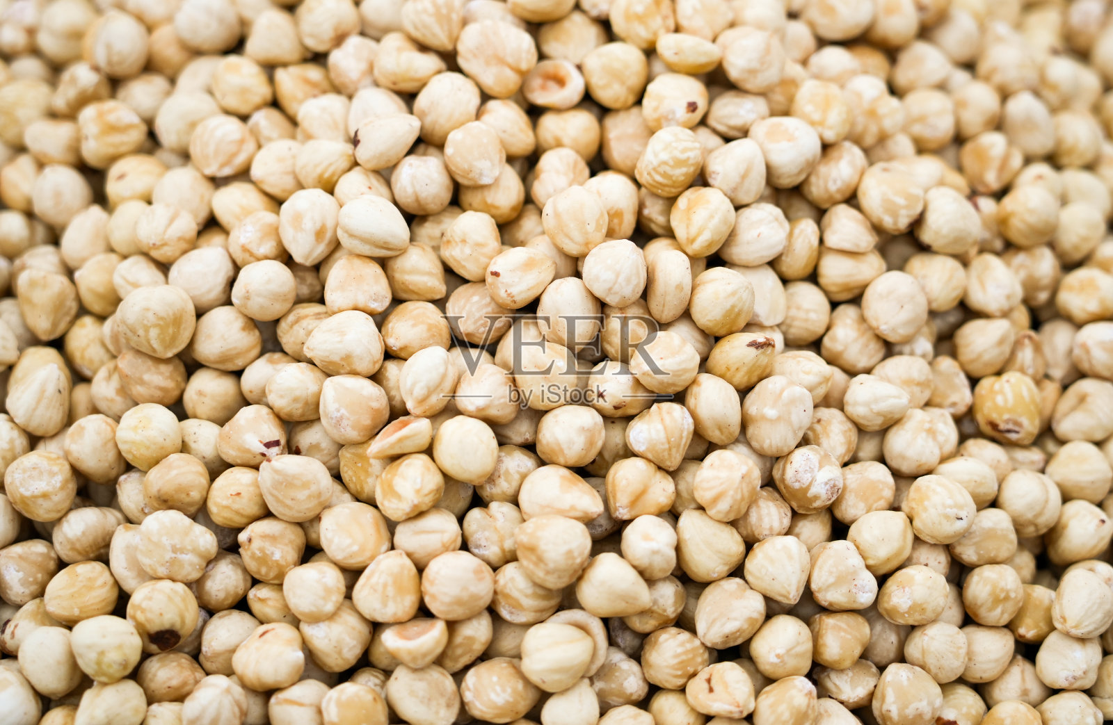 去壳榛子特写。坚果作为背景。照片摄影图片