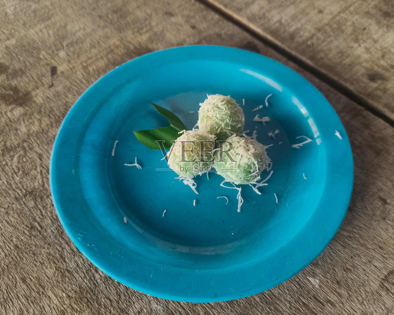 Klepon是一种传统小吃照片摄影图片