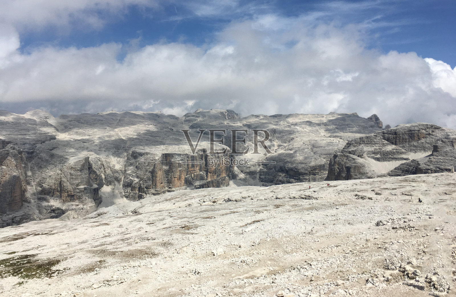 从Sass Pordoi -白云岩看到的月球景观照片摄影图片