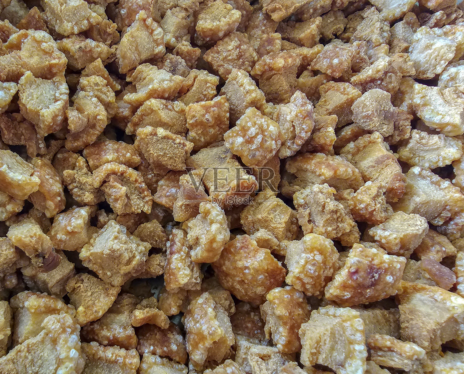 脆皮炸猪肉特写照片摄影图片