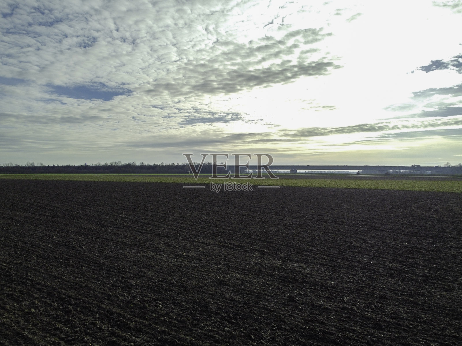 巴伐利亚州农田鸟瞰图照片摄影图片