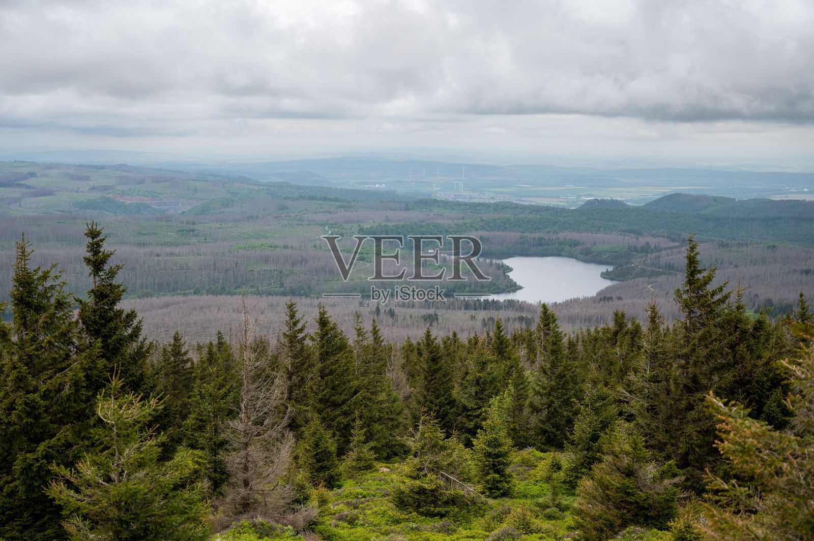 德国哈茨山脉从布罗肯到埃克大坝的景观照片摄影图片