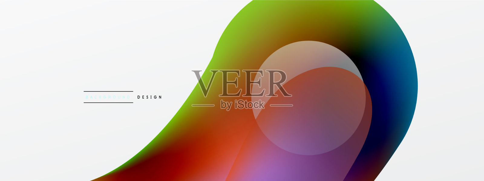 流体抽象背景圆形和圆形插画图片素材