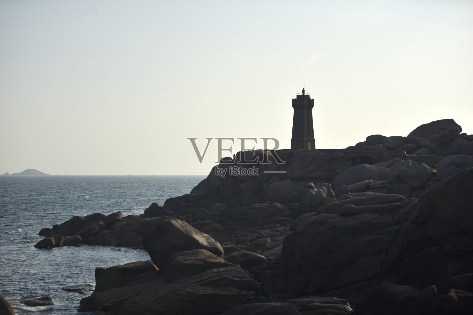Phare de Ploumanach照片摄影图片