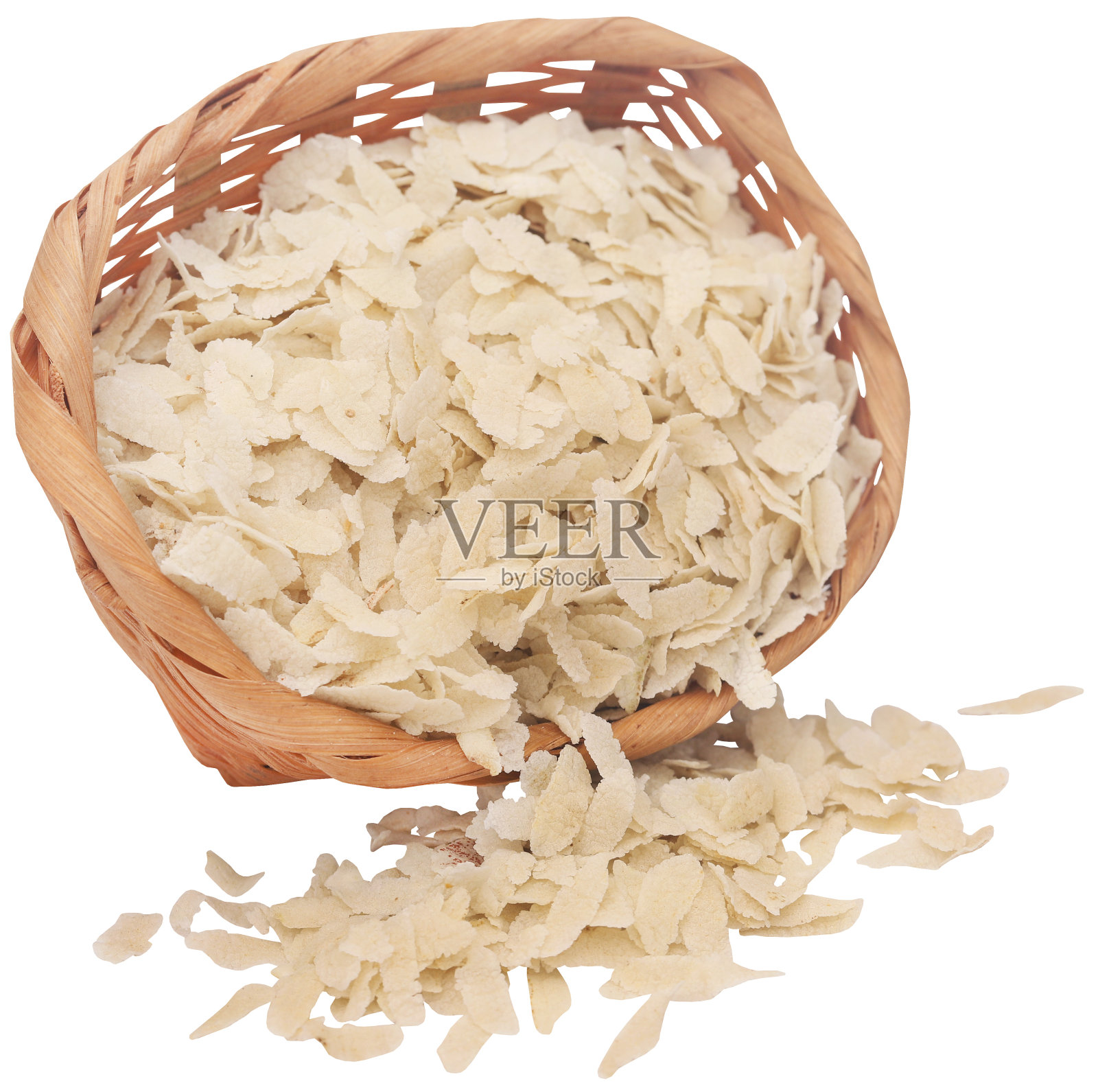 扁平的大米照片摄影图片