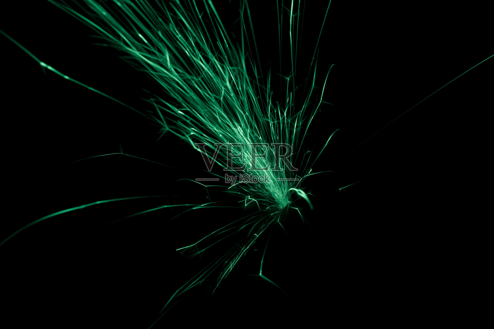 光的线条。黑暗中的火花照片摄影图片