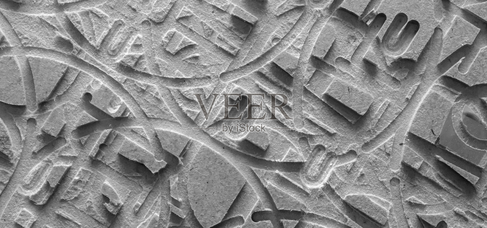 在木板上刻出几何图形照片摄影图片