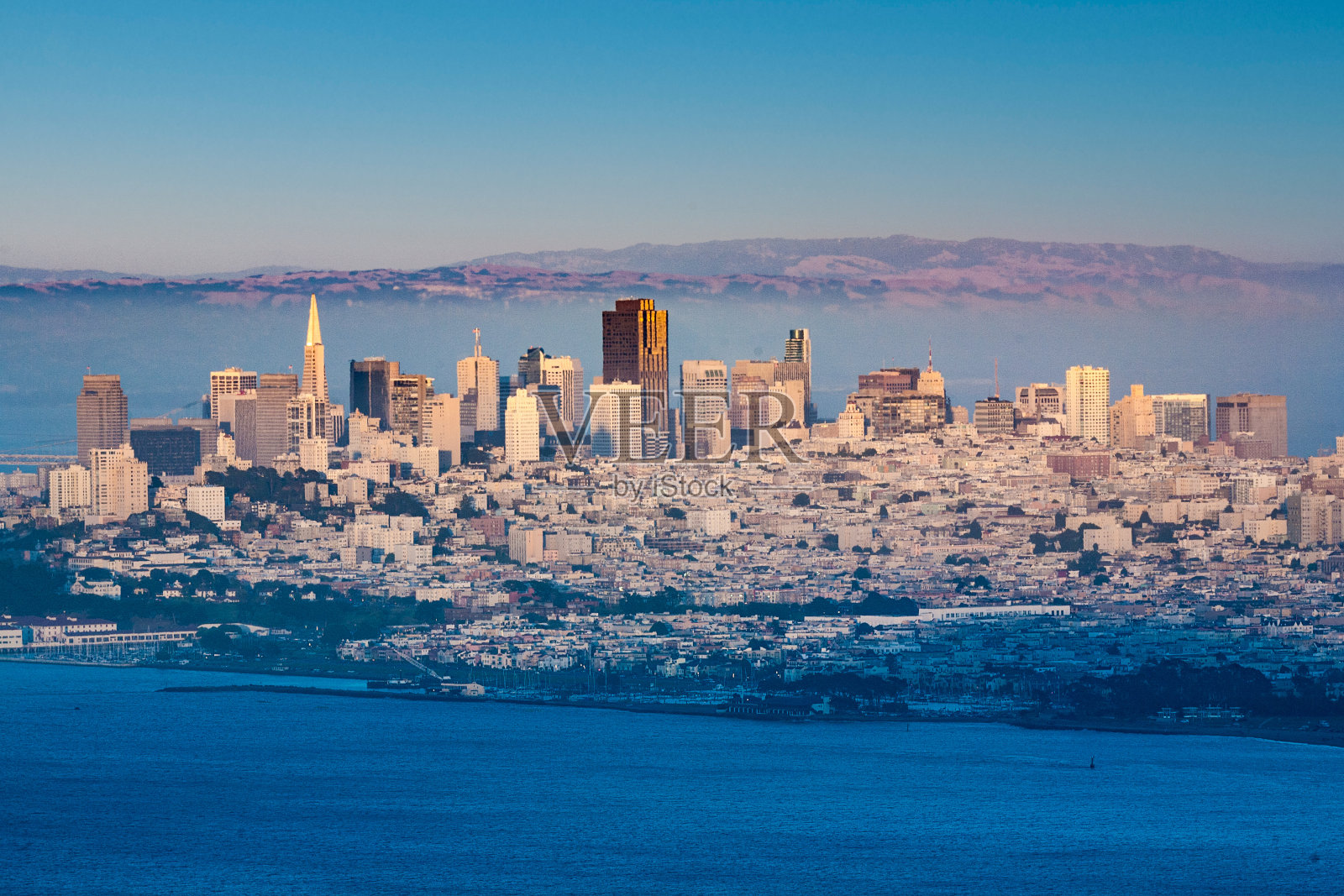 旧金山的天际线美景照片摄影图片