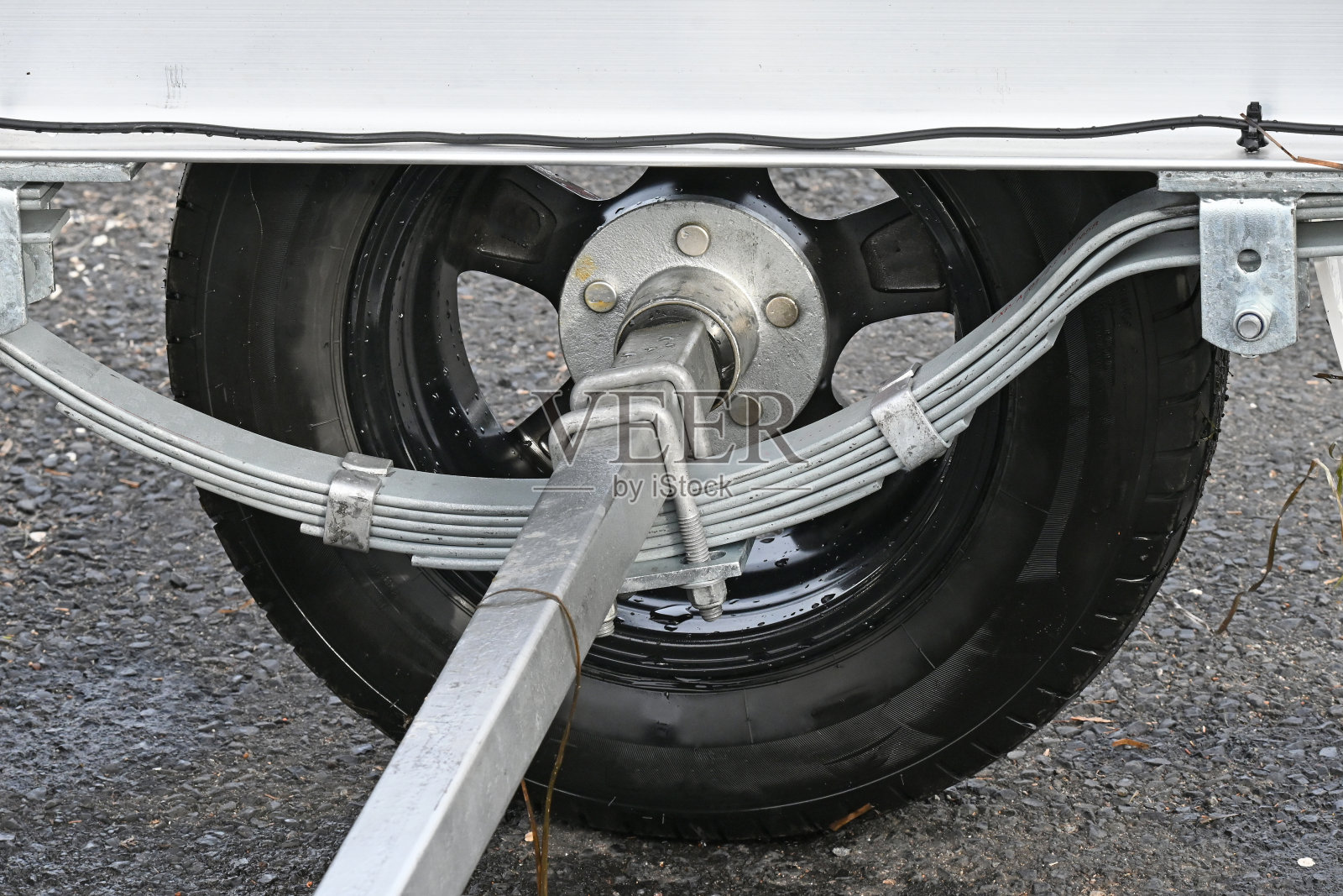 拖车半轴及悬架照片摄影图片