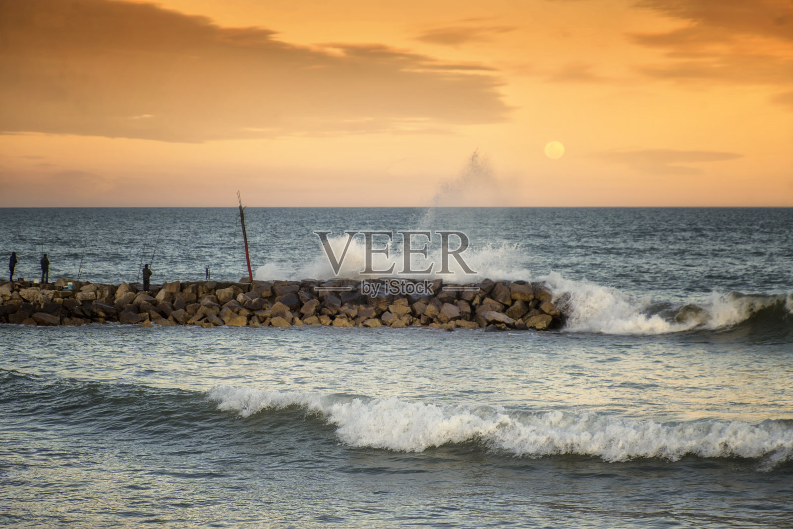 阿根廷布宜诺斯艾利斯圣克拉拉德尔玛的海洋景观照片摄影图片