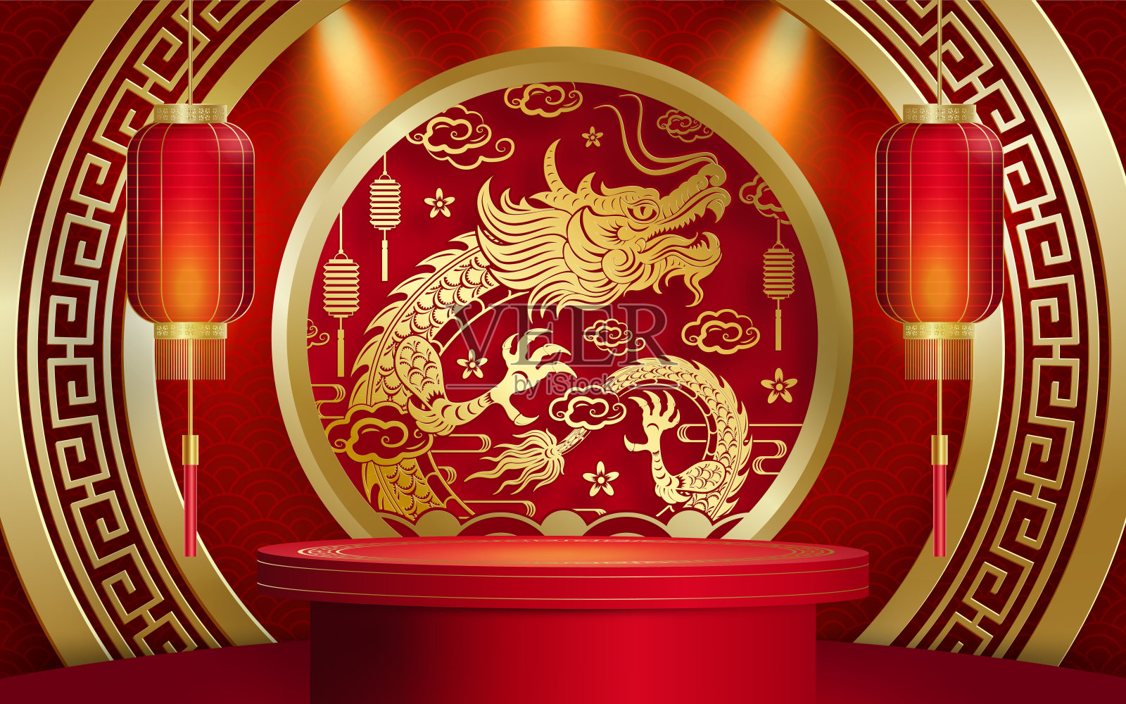 Dragon Podium 24016插画图片素材