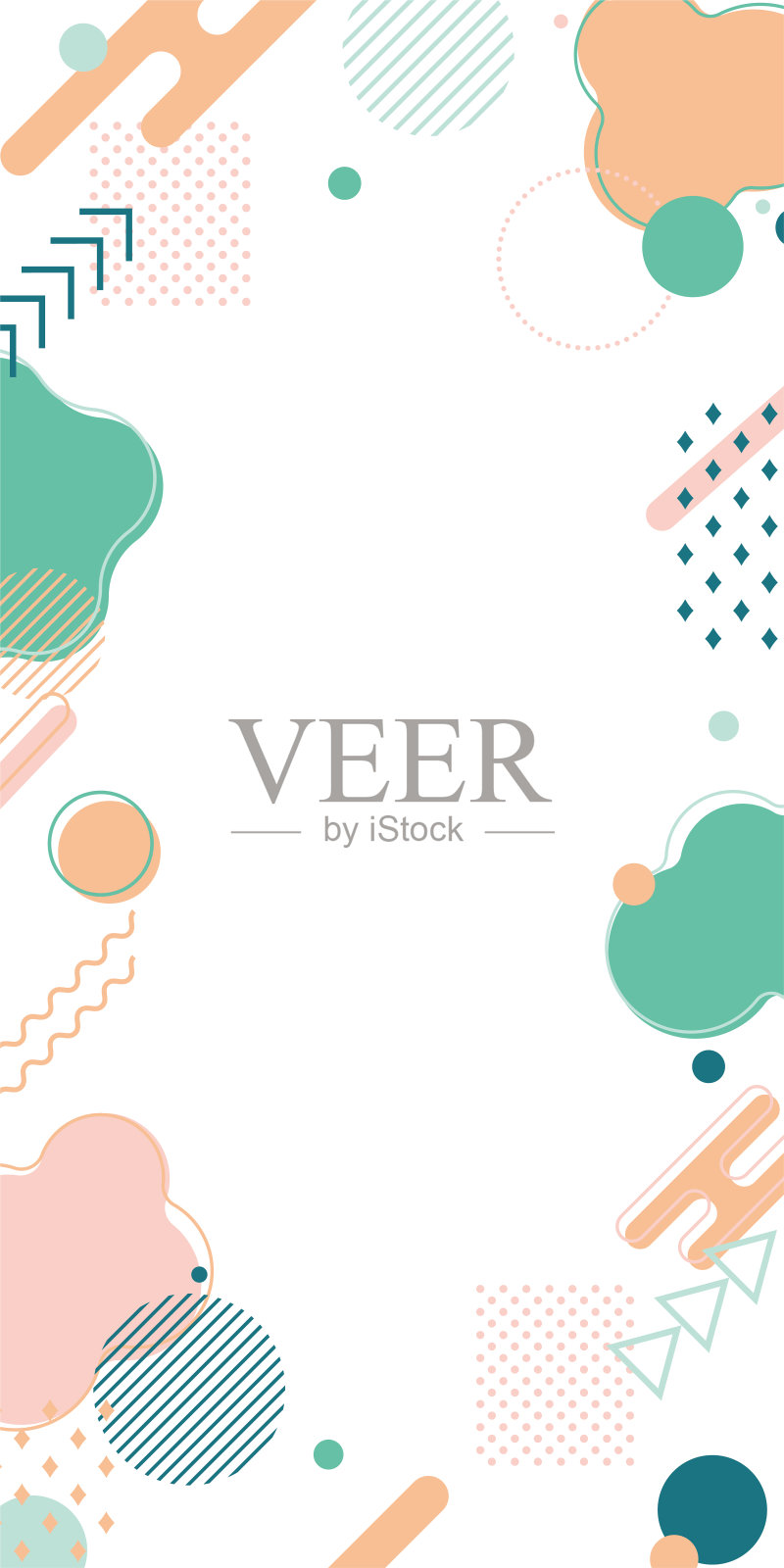 彩色和流行的背景插图插画图片素材