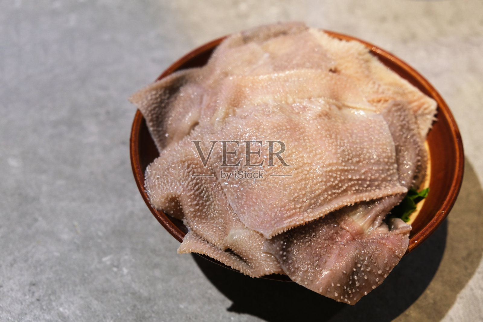 生牛肚。食物成分照片摄影图片