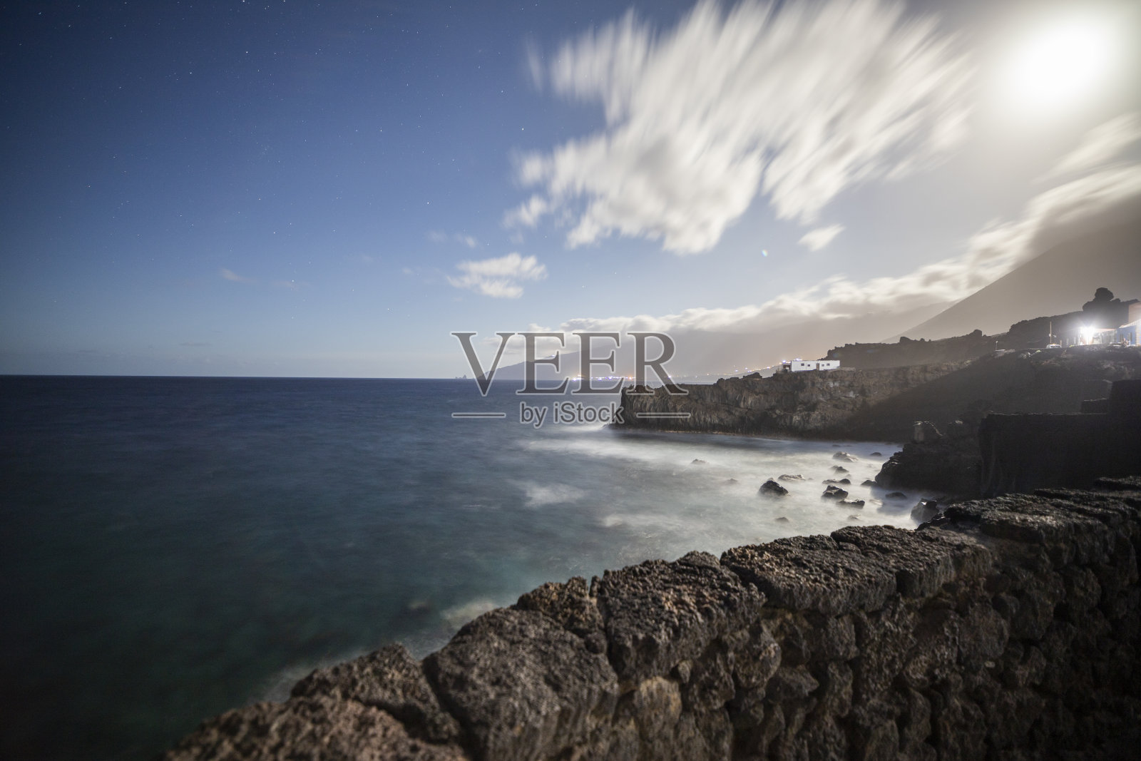 西班牙加那利群岛的耶罗岛海景照片摄影图片