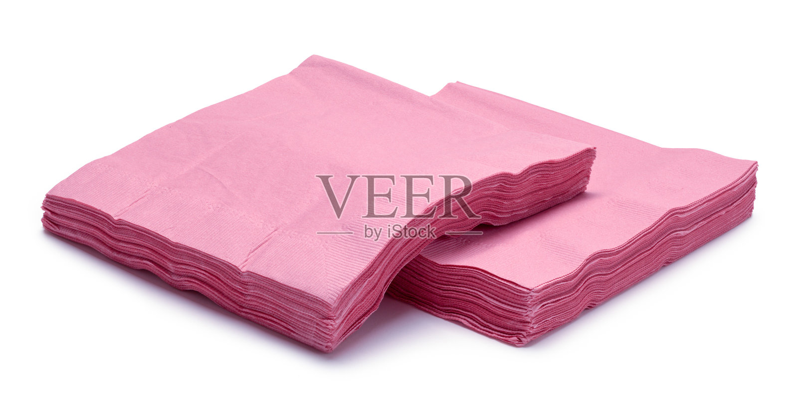 粉红色的餐巾纸照片摄影图片