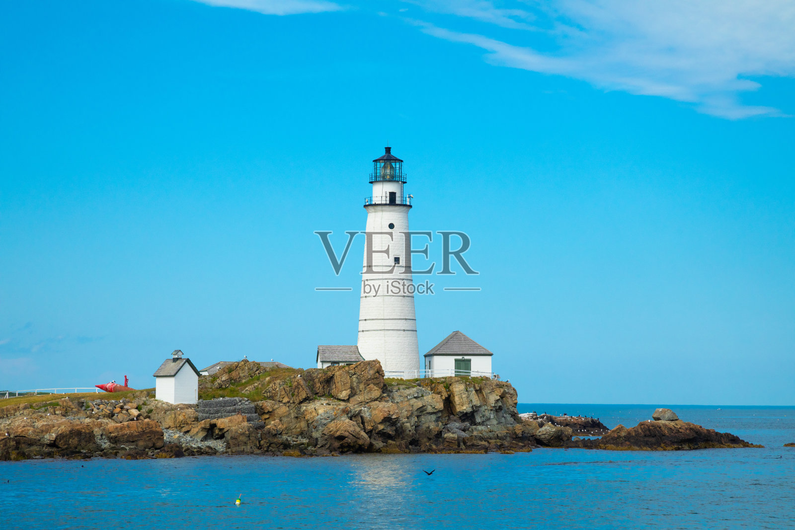 波士顿的灯塔照片摄影图片