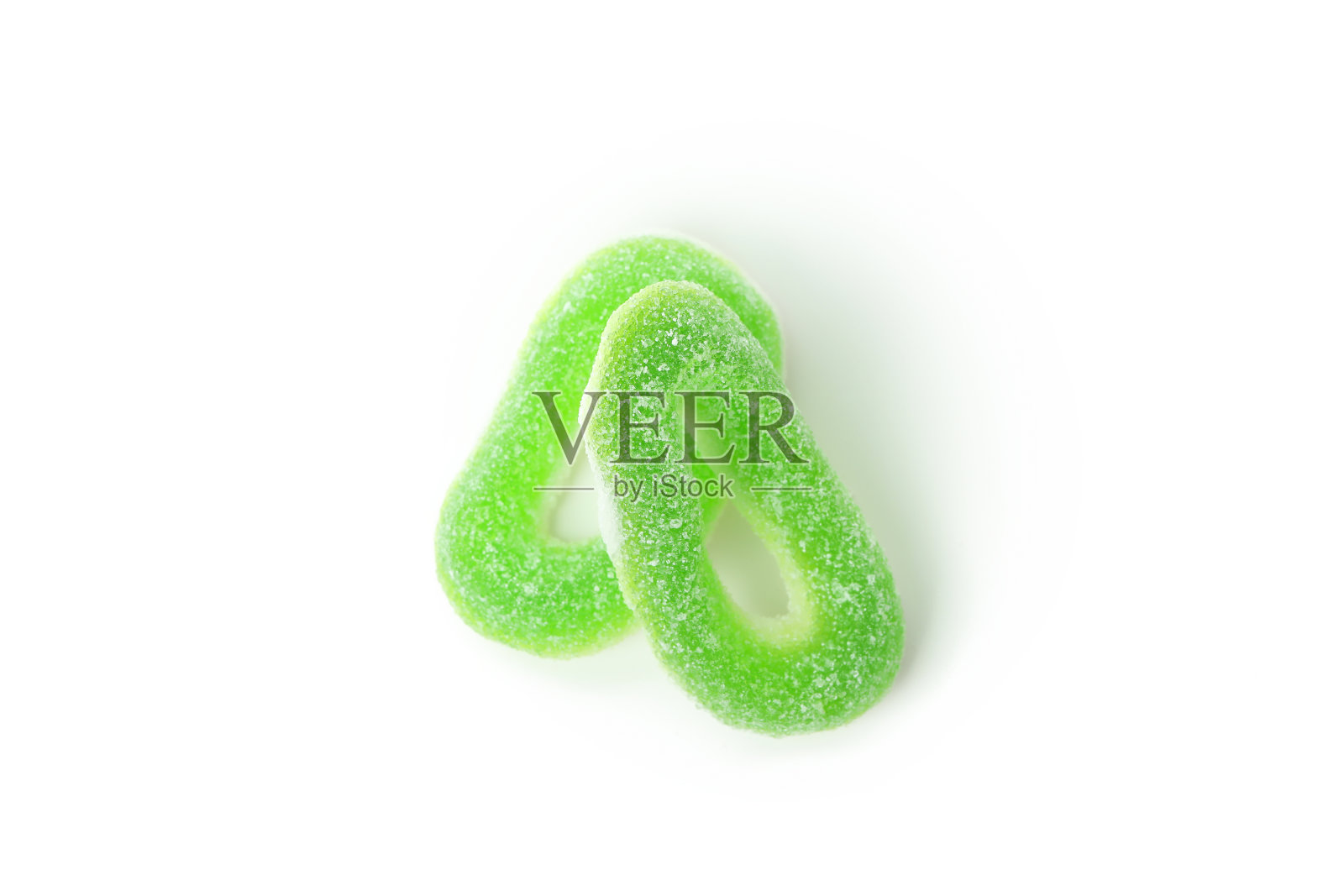 可口的软糖孤立在白色的背景照片摄影图片