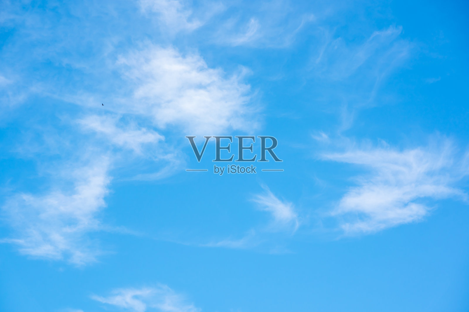 蓝天白云的天空背景照片摄影图片