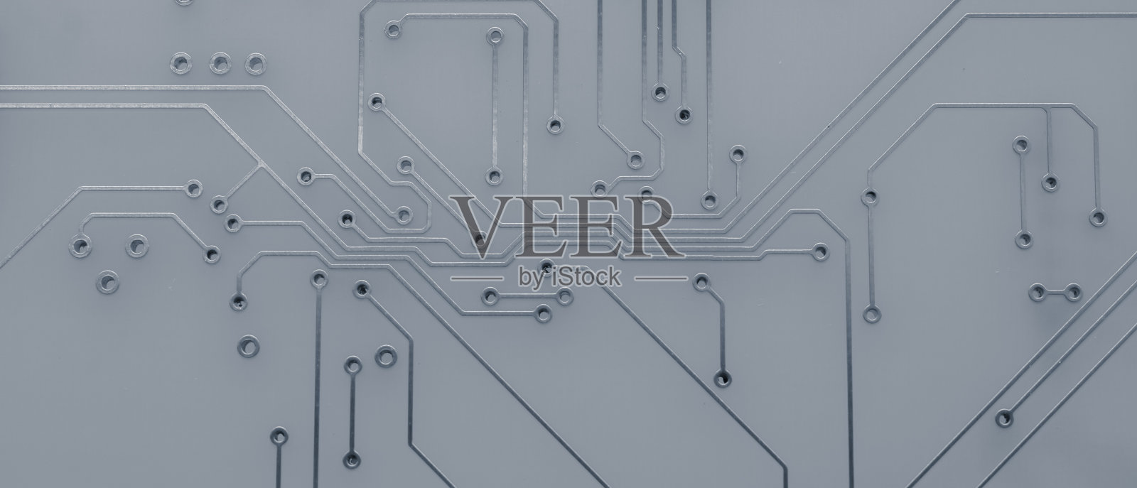 印刷电路。轨道布局。照片摄影图片