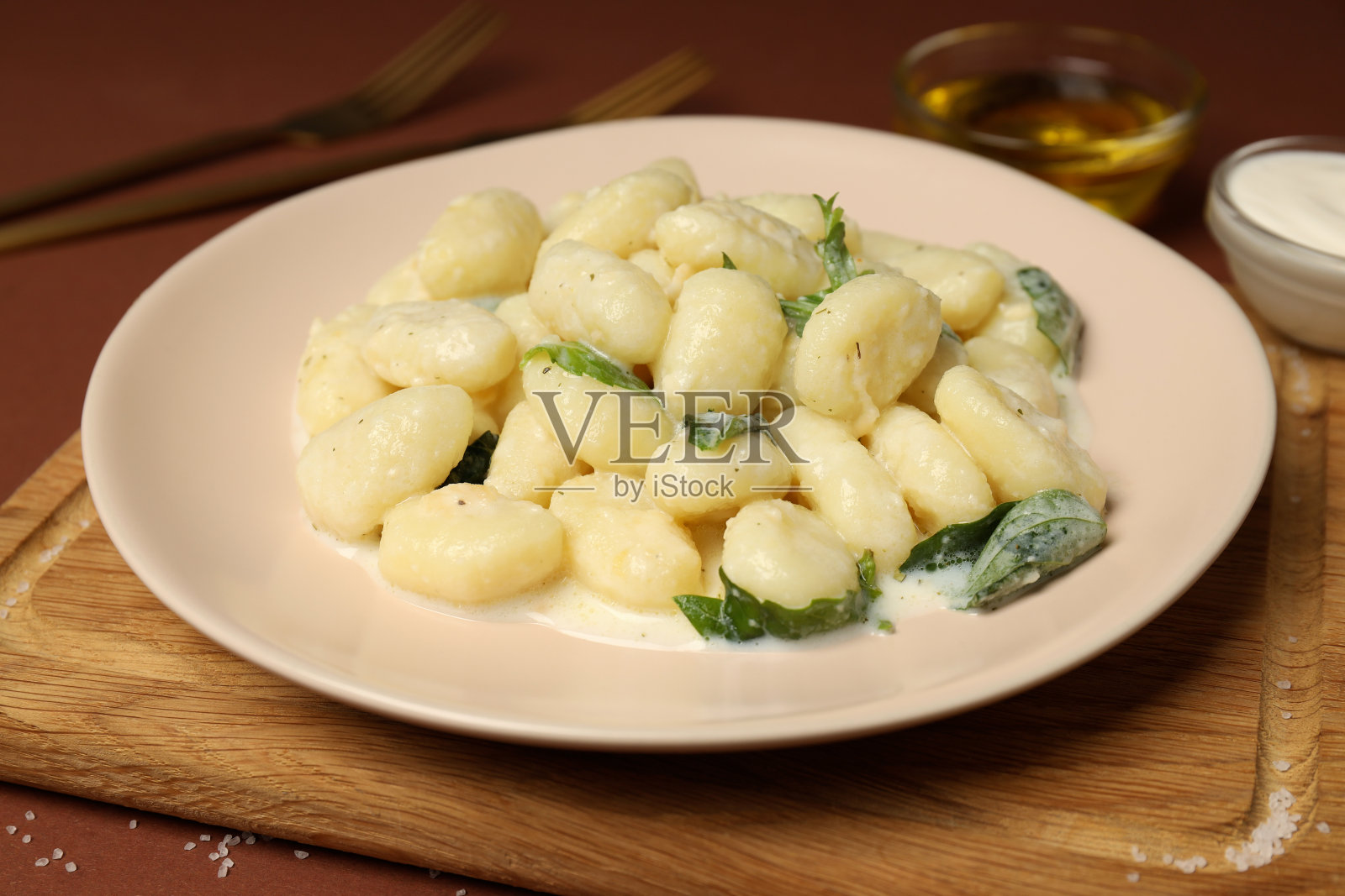 概念美食与团子，近距离照片摄影图片