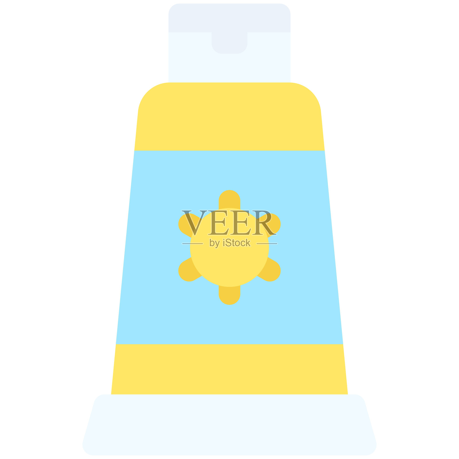 防晒图标，马拉松相关矢量插画图片素材