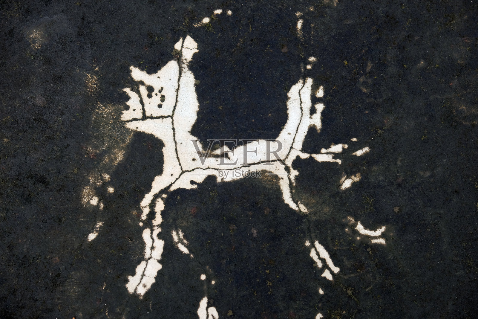 垃圾地板上的抽象形式照片摄影图片