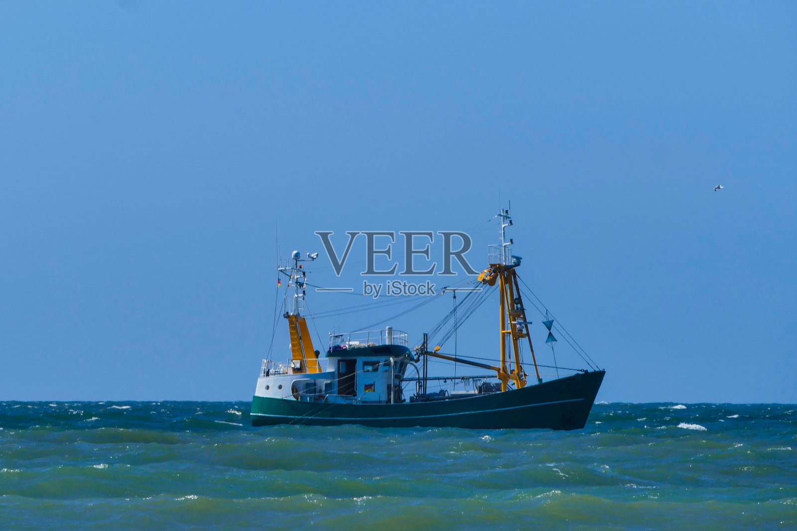 德国北海的渔船照片摄影图片