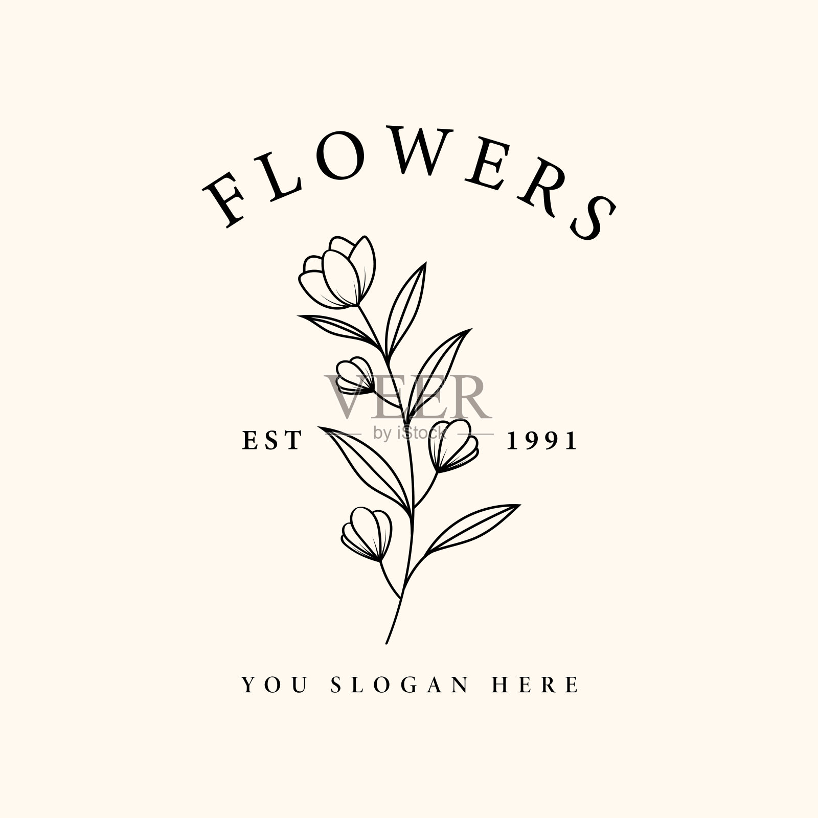 花徽设计模板集合插画图片素材