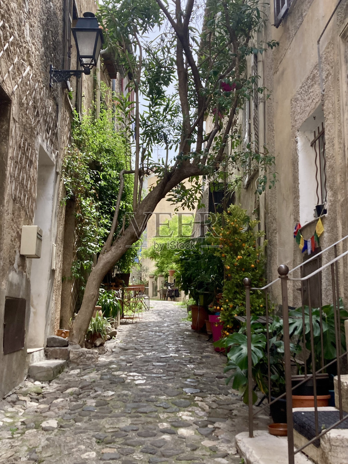 法国-阿尔卑斯-滨海-比奥村-照片摄影图片