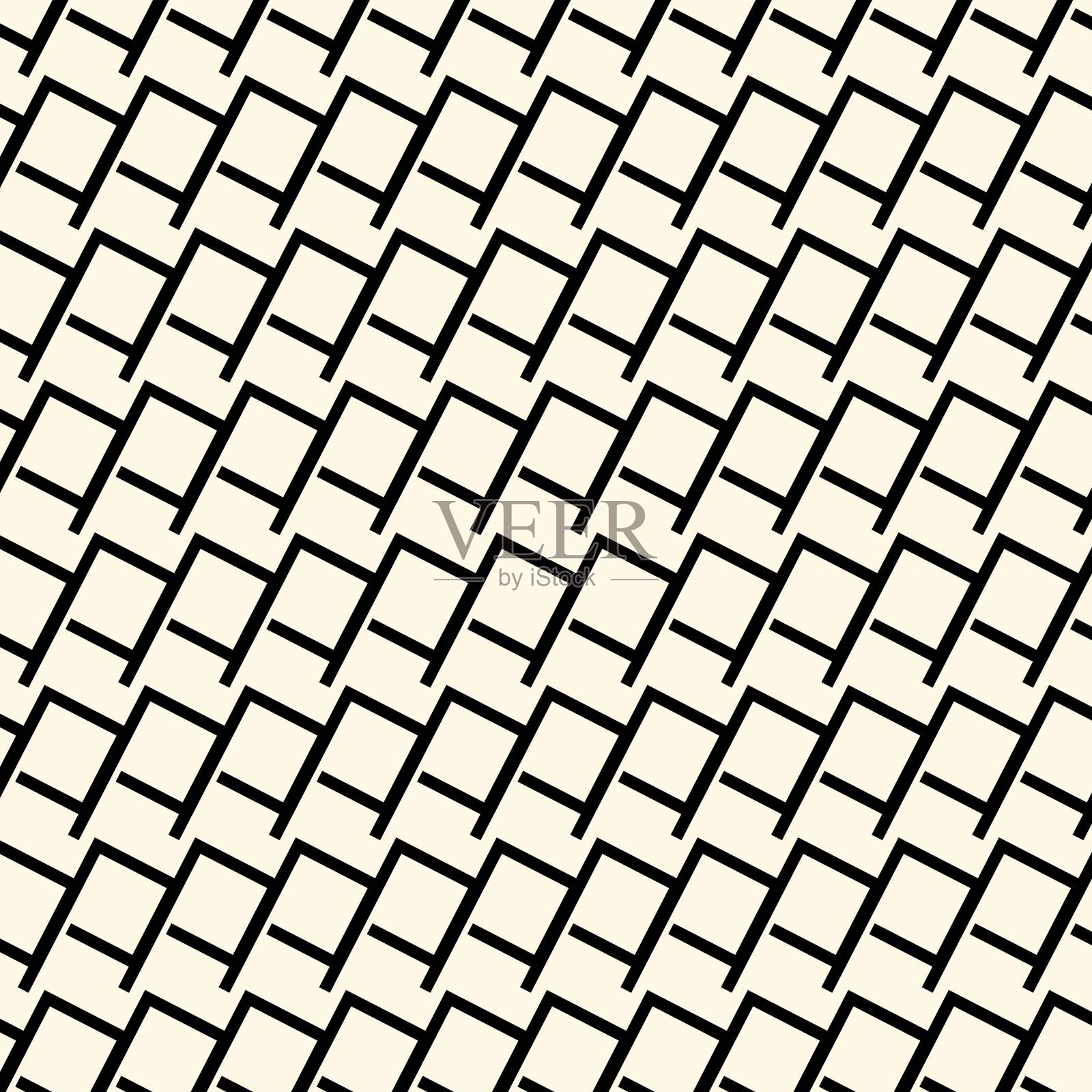 无缝抽象几何图案插画图片素材