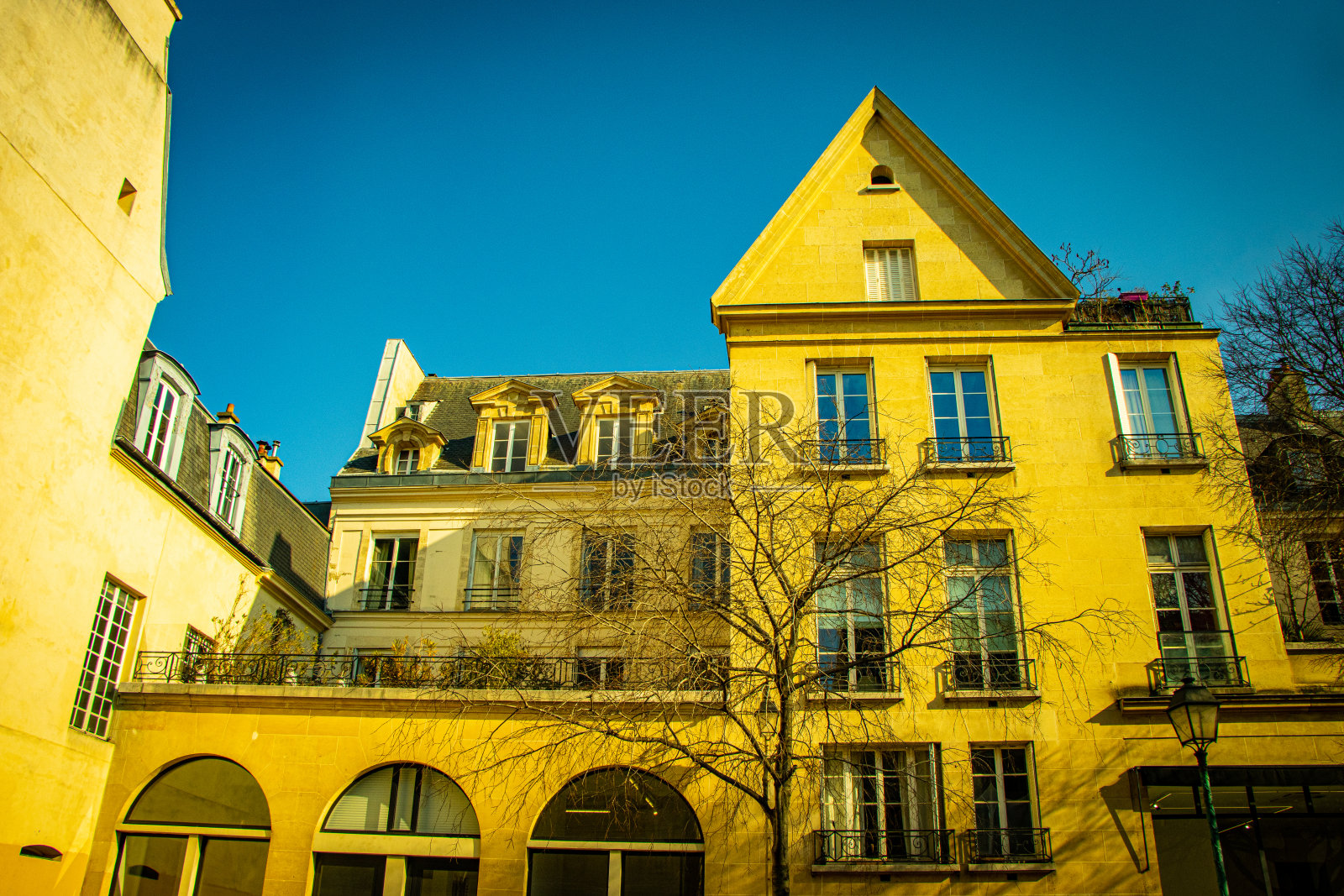 巴黎的建筑照片摄影图片