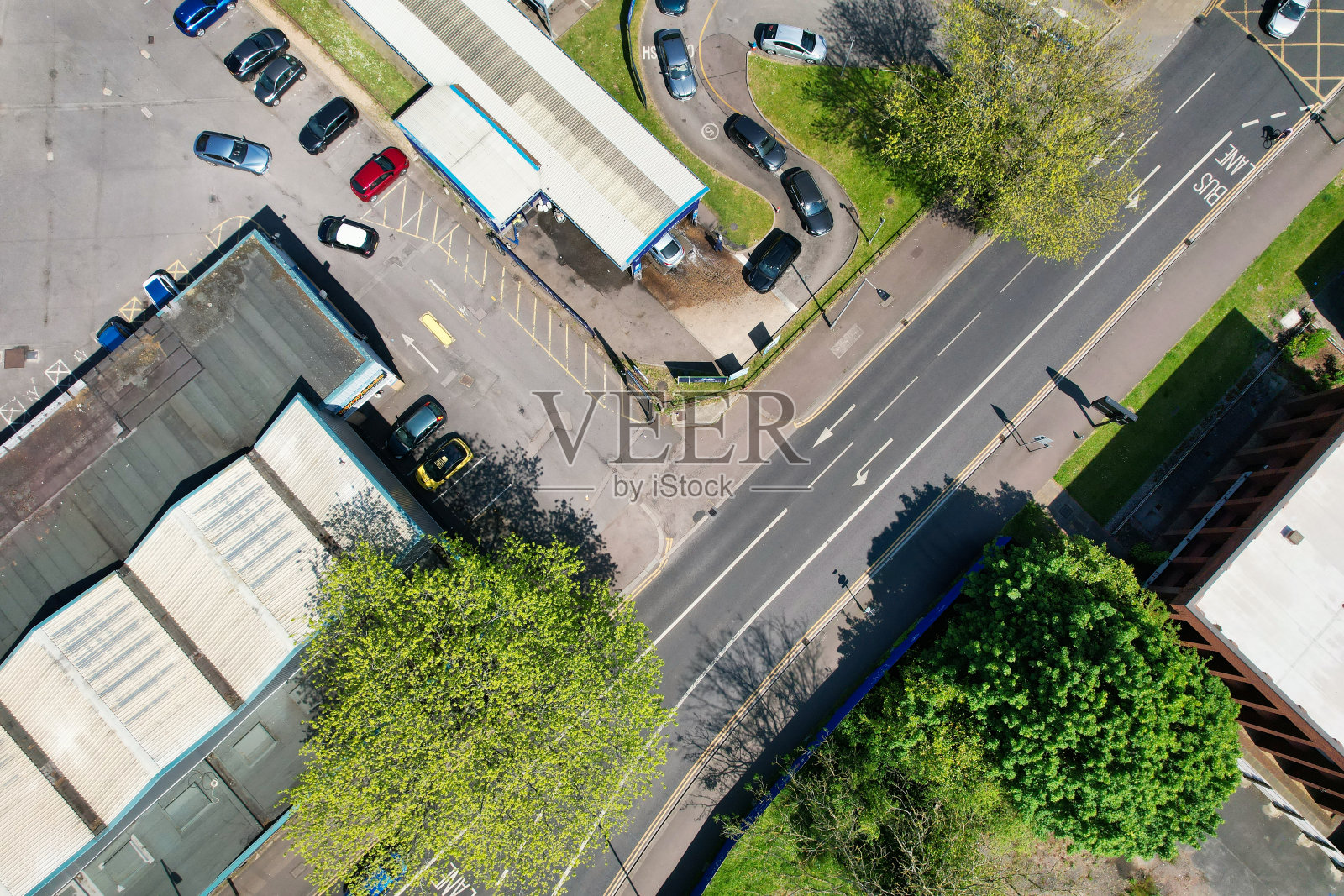 英国历史名城鸟瞰图照片摄影图片