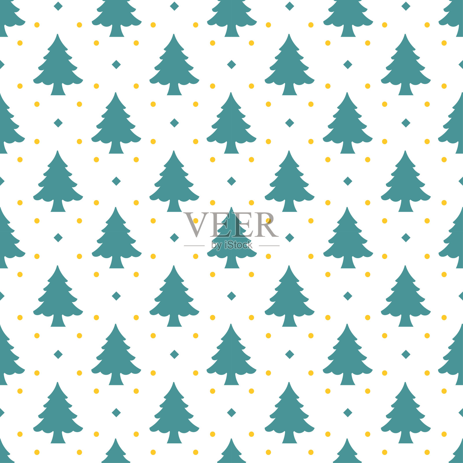 夏令营露营旅游无缝图案设计模板手绘卡通平面插画插画图片素材