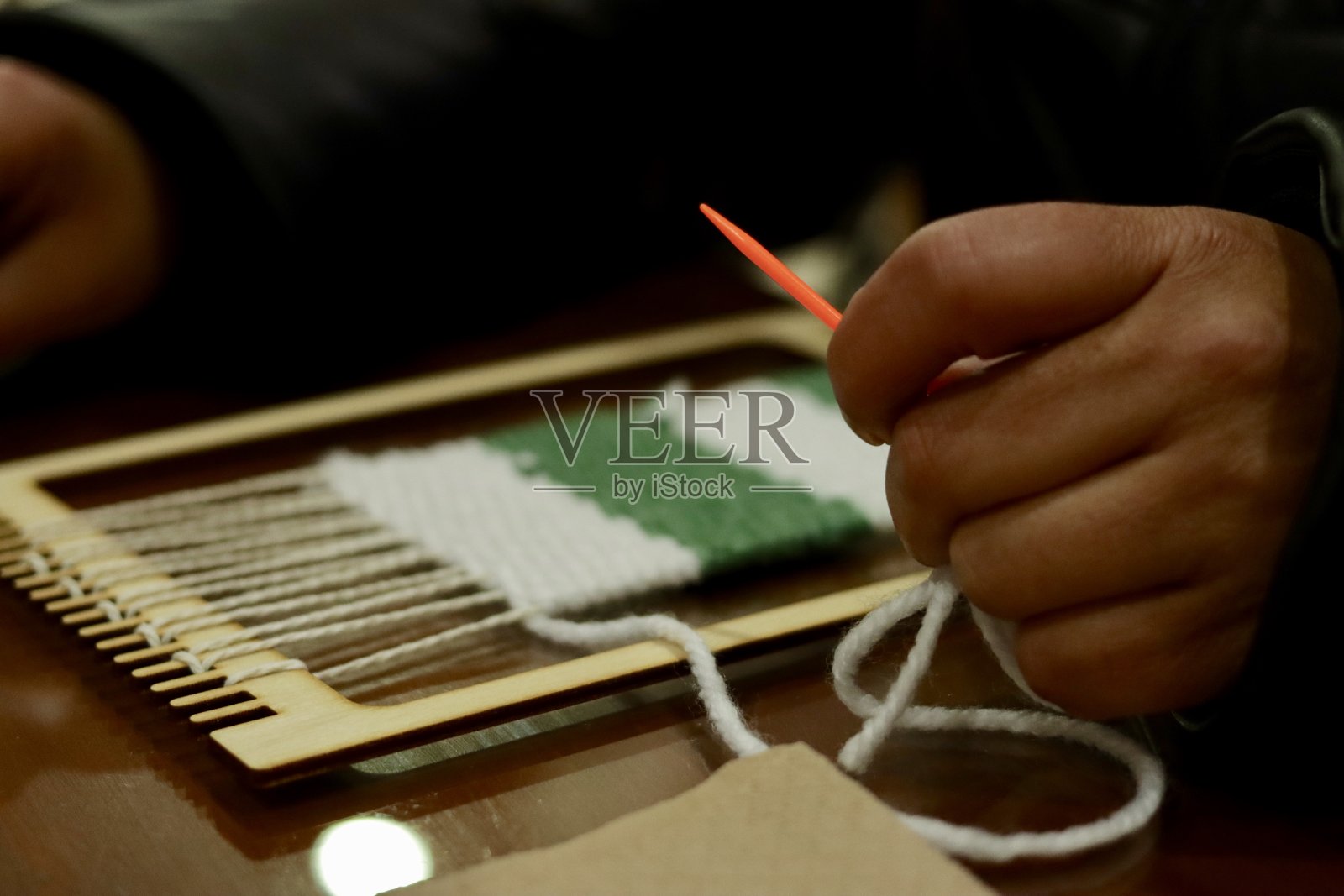 织机织造工坊照片摄影图片