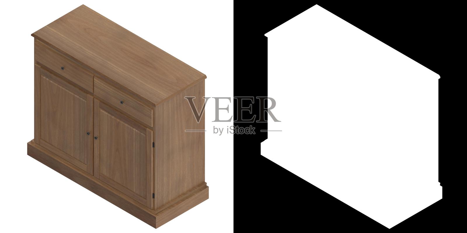 2门柜式橱柜照片摄影图片