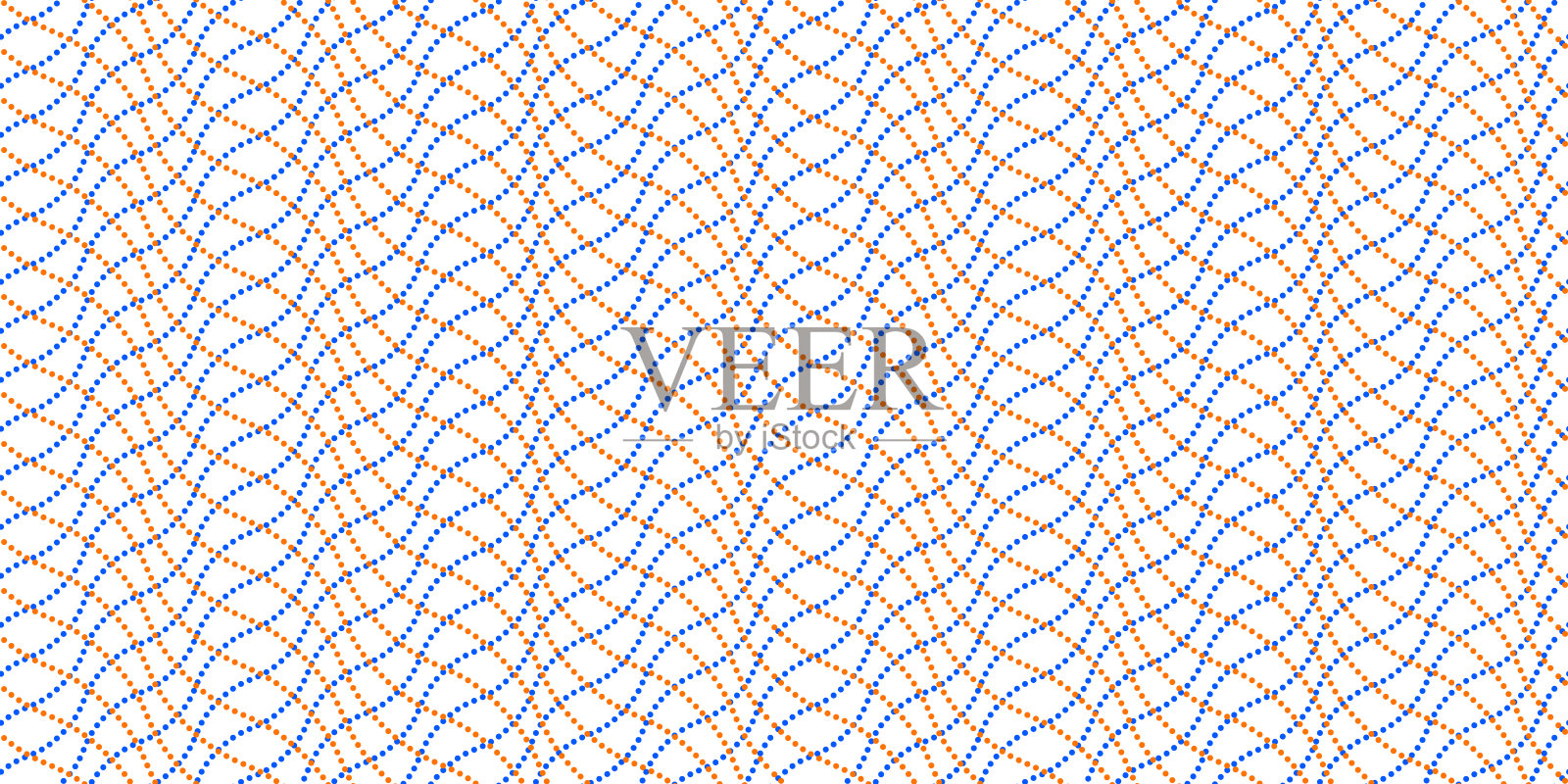 波浪形线性背景。Guilloche无缝花纹。波纹装饰。钞票、文凭、证书的设计元素。向量的壁纸。插画图片素材