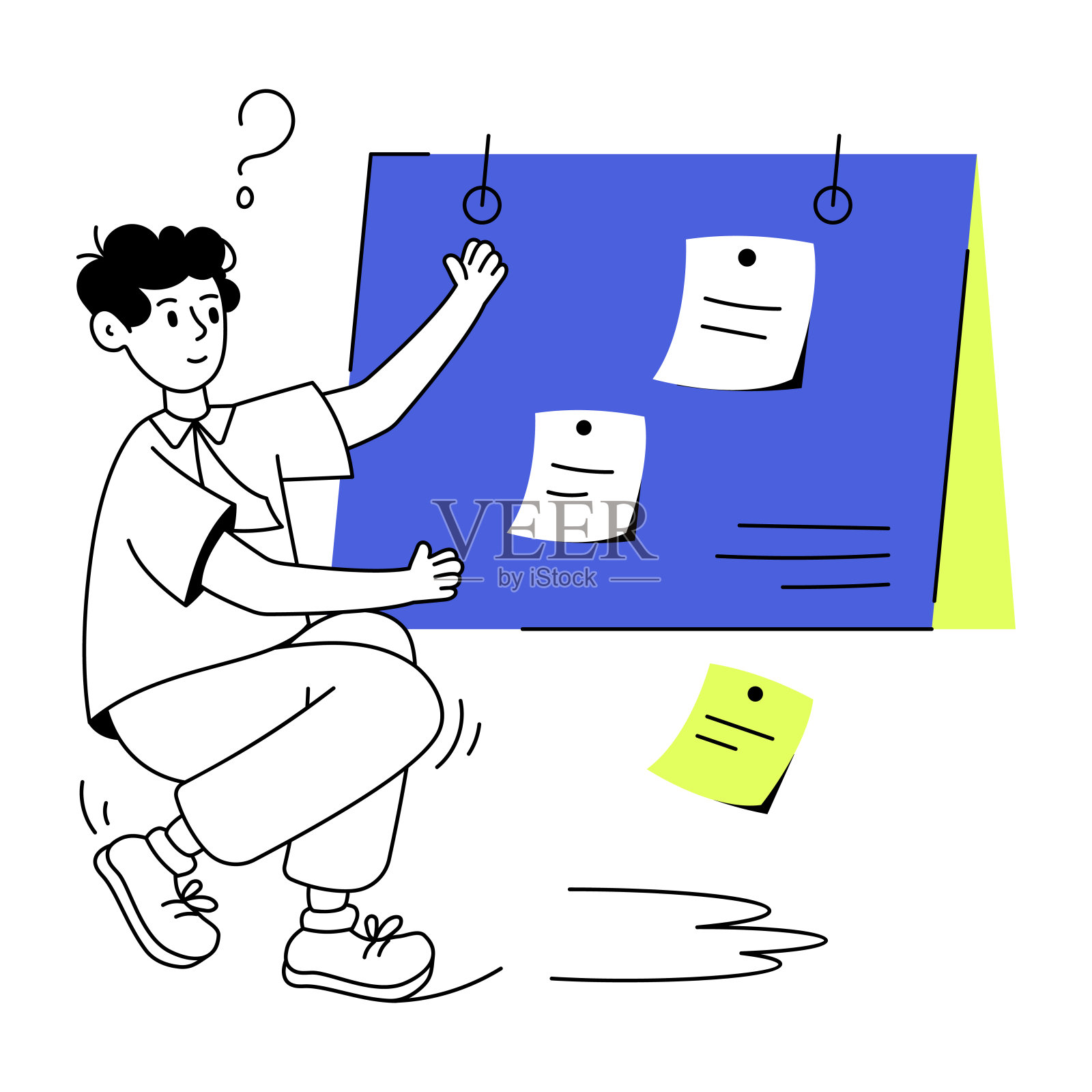 工作计划插画图片素材