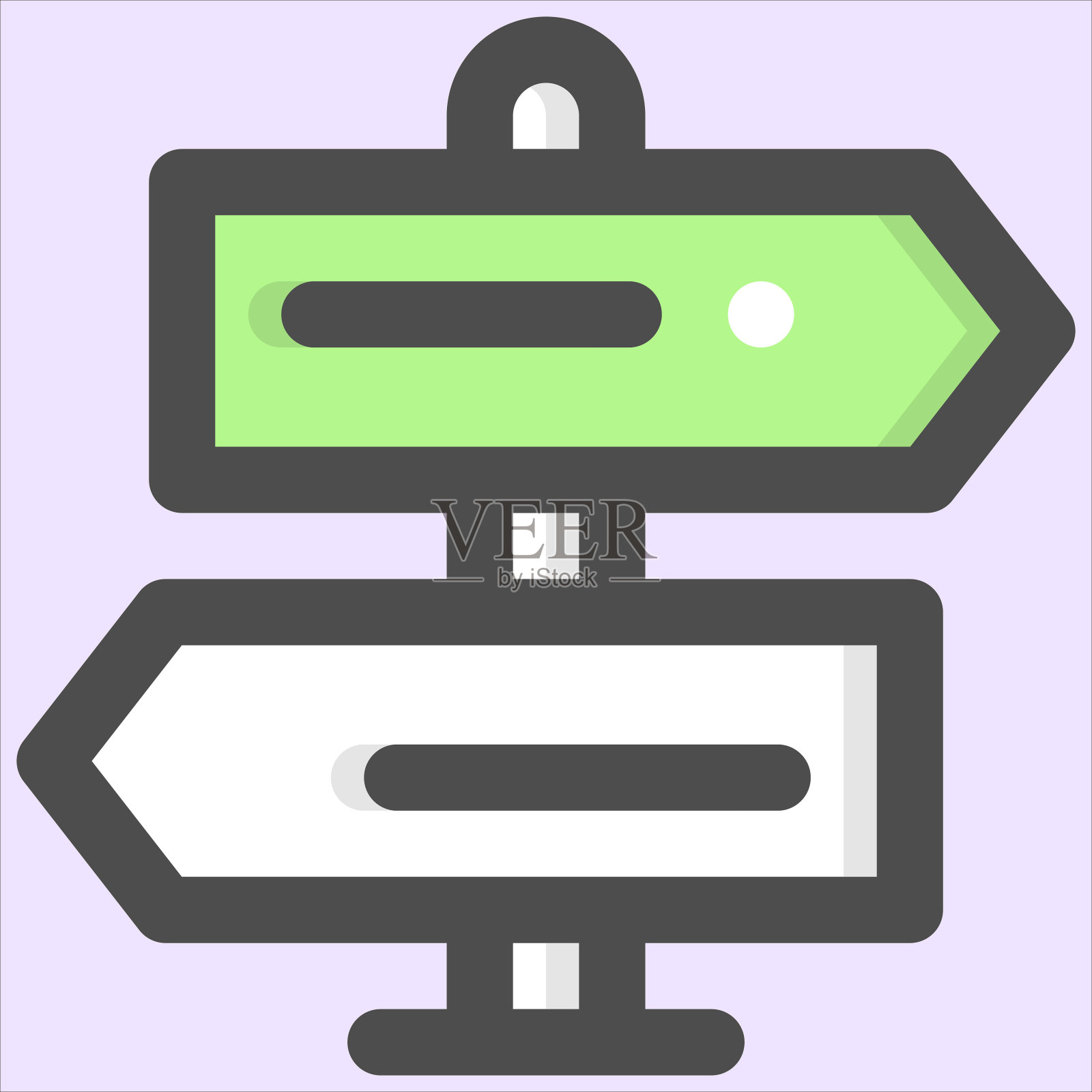 行进，方向图标插画图片素材