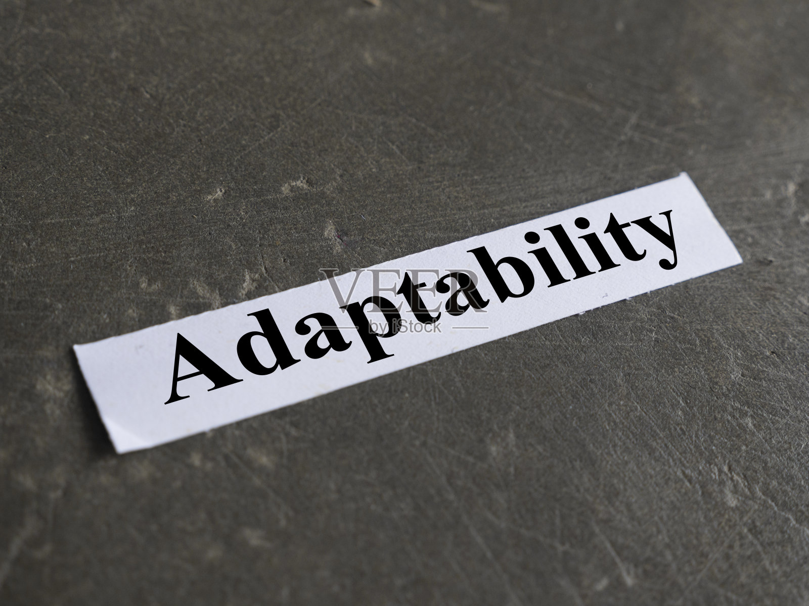 适应性强，文字排版写在纸上，生活和商业励志励志术语照片摄影图片