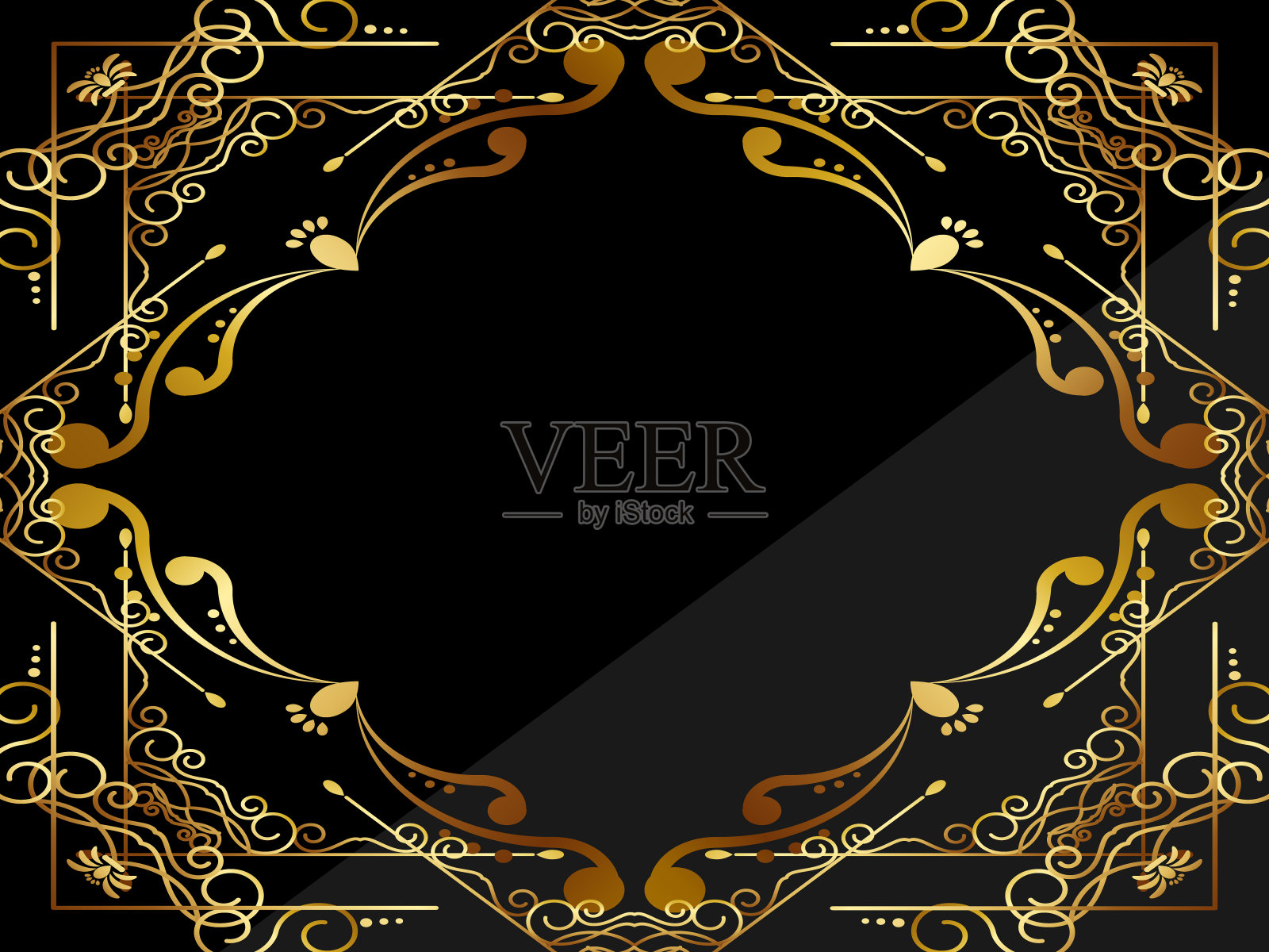 奢华装饰背景插画图片素材