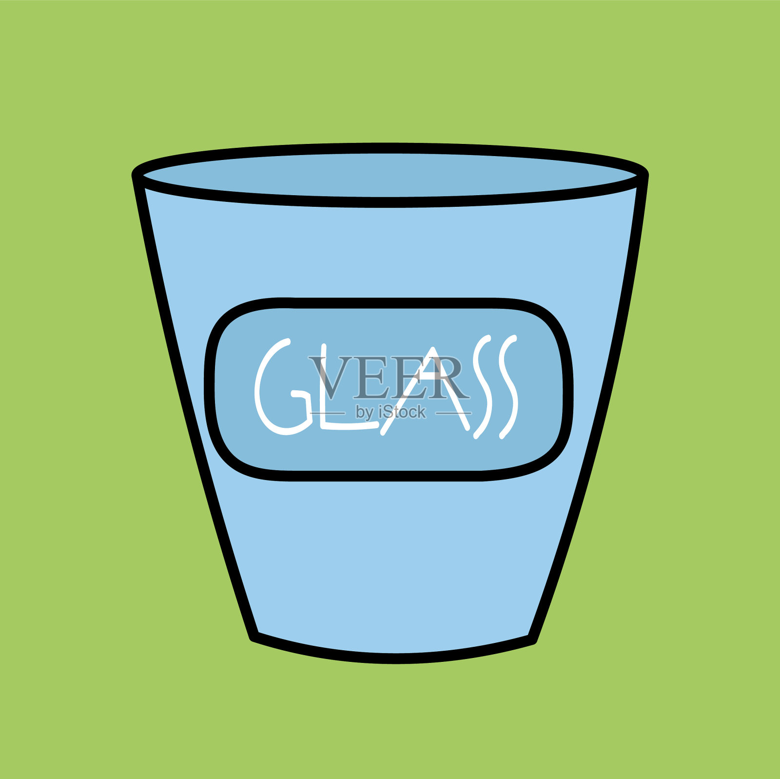 环保垃圾桶插画图片素材