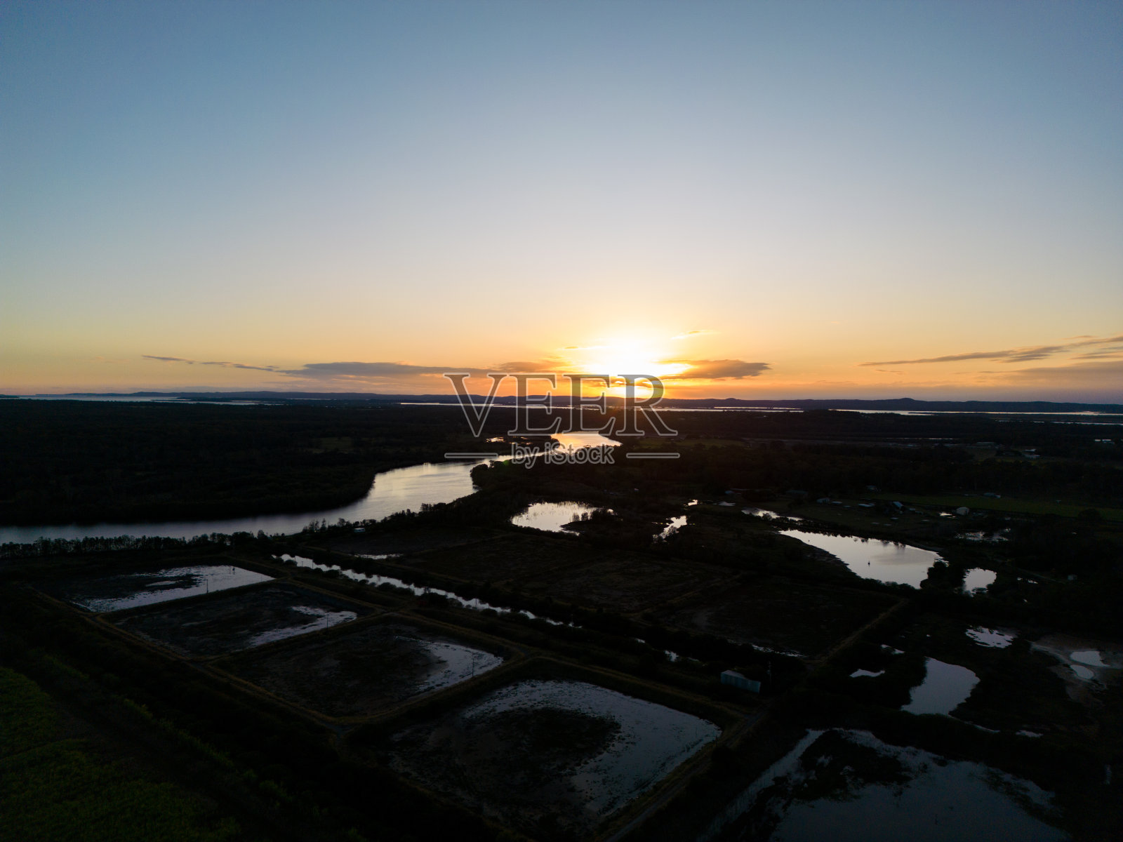 澳大利亚昆士兰水产养殖设施照片摄影图片