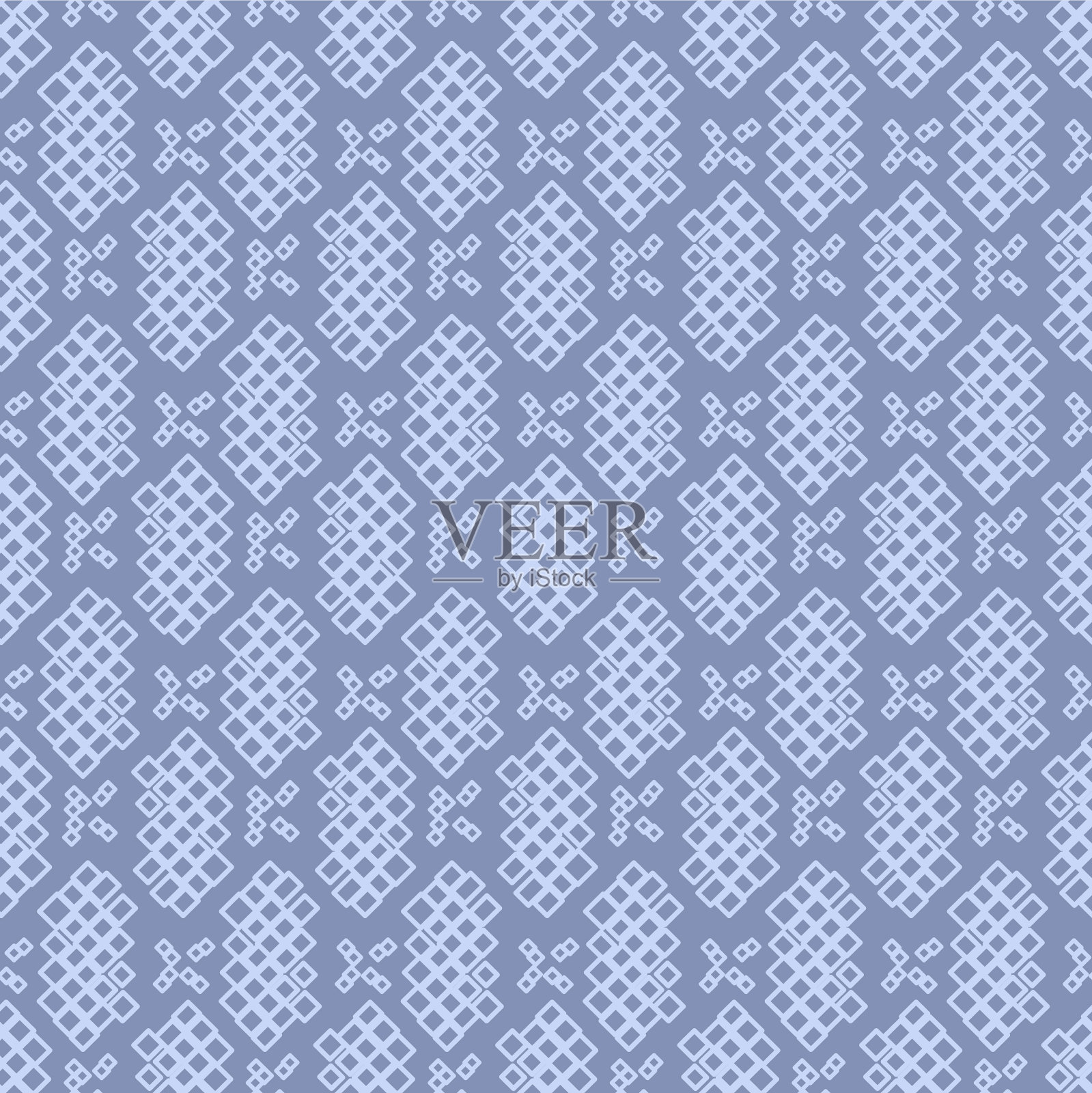 日本刺绣六边形马赛克矢量无缝图案插画图片素材