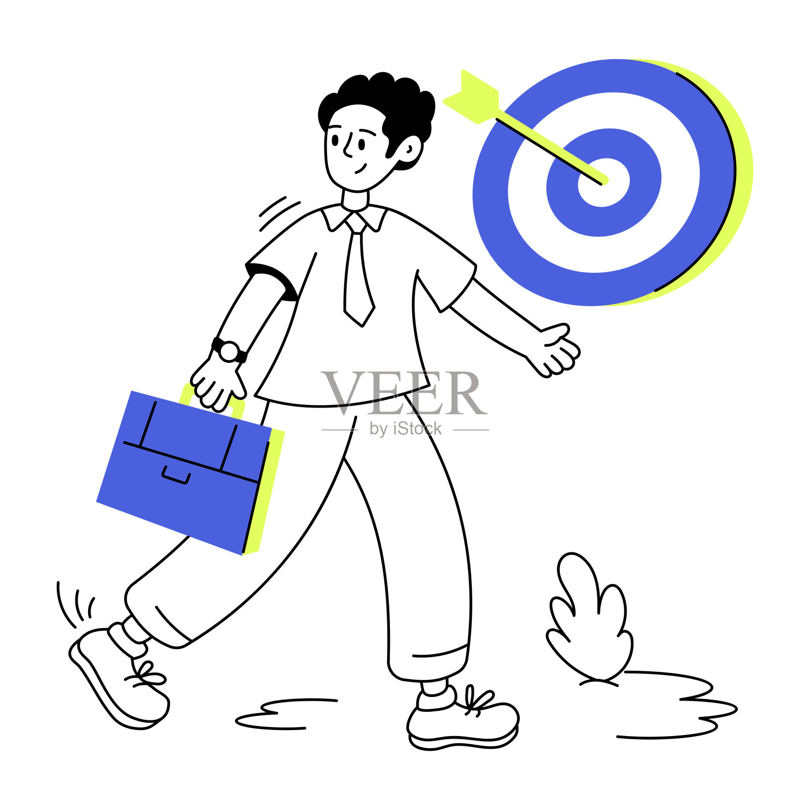 业务目标插画图片素材