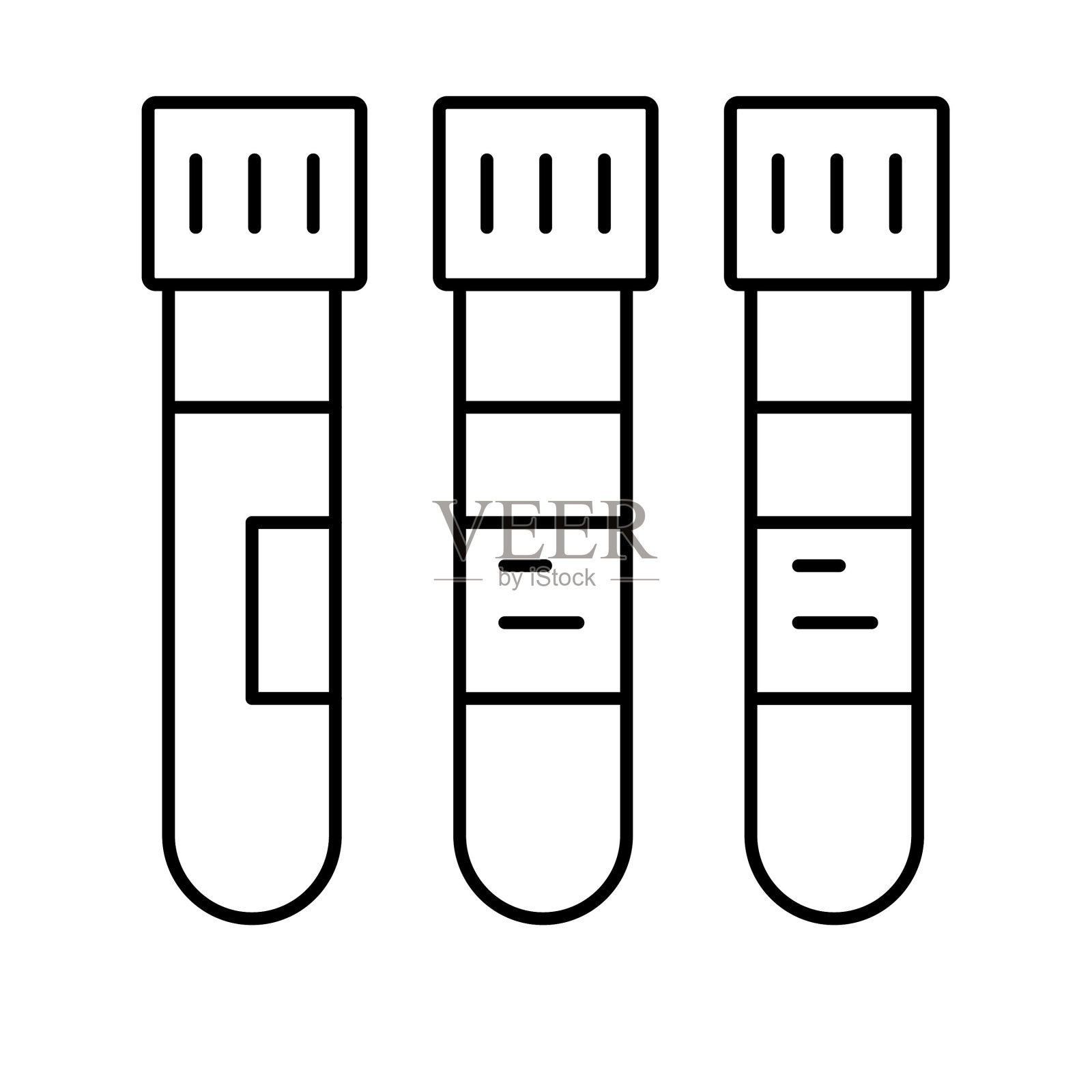 血液样本矢量图标容易修改插画图片素材